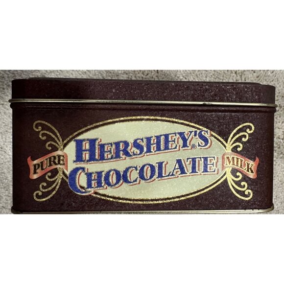 Vintage Hersheys  Milk Chocolate Tin Box With Victorian Design Limited Edition - Picture 3 of 8